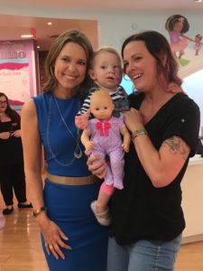 Hannah Storm, Sloan and Jenny McGillis at American Girl